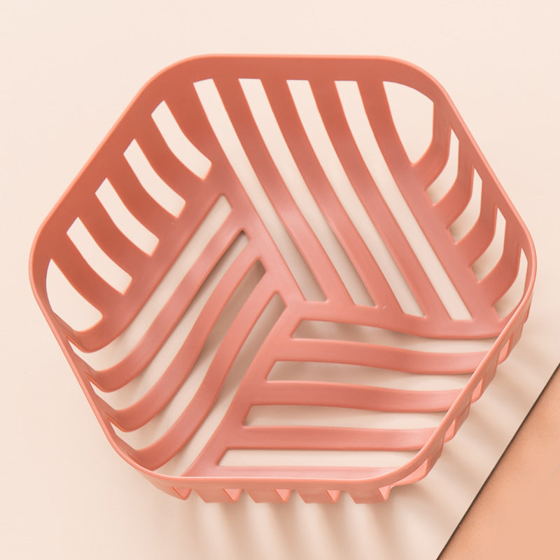 Hollow-Out Fruit & Veggie Wash Basket – Pastoral Styl