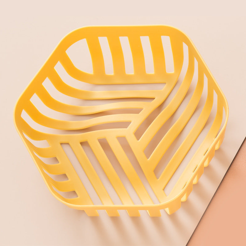 Hollow-Out Fruit & Veggie Wash Basket – Pastoral Styl