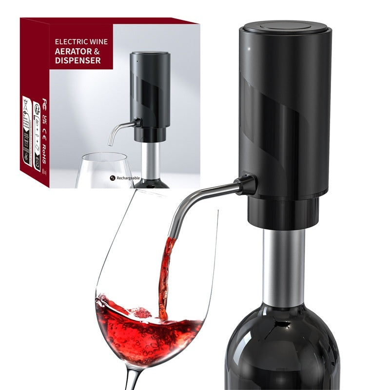 Electric Wine Aerator And Decanter Pump Dispenser